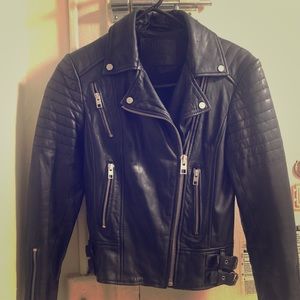 AllSaints Women’s Papin Leather Jacket